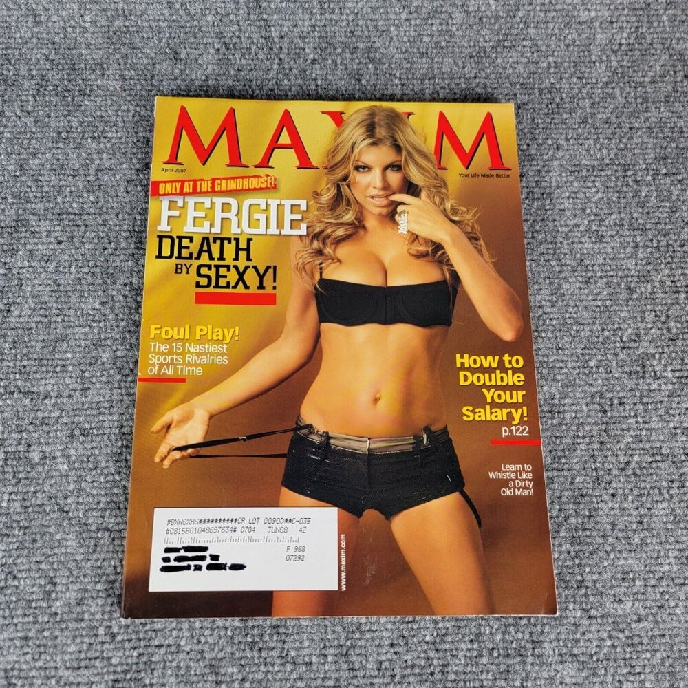 Maxim Magazine April‎ 2007 #112 Fergie Cover